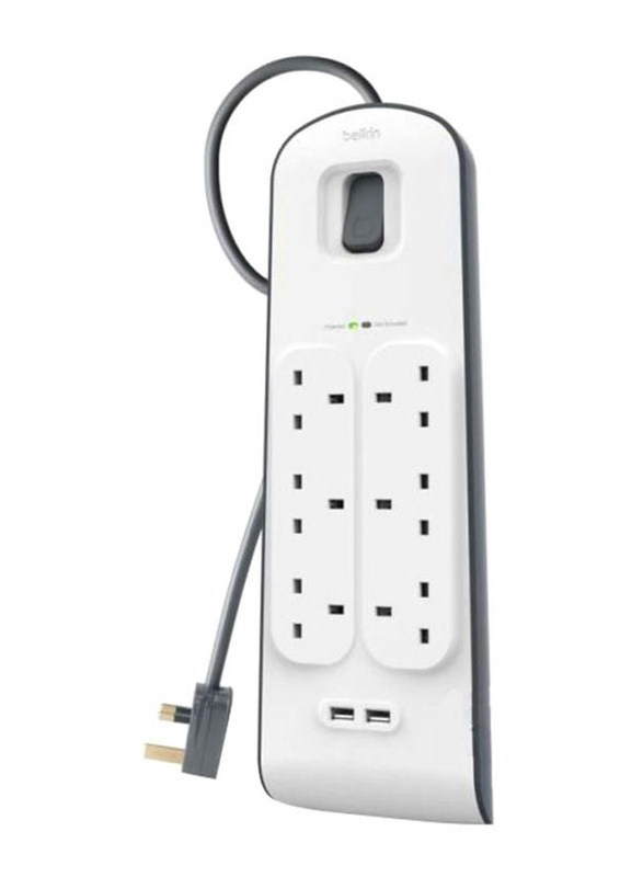 

Belkin Home Charger With 6 Outlet, White