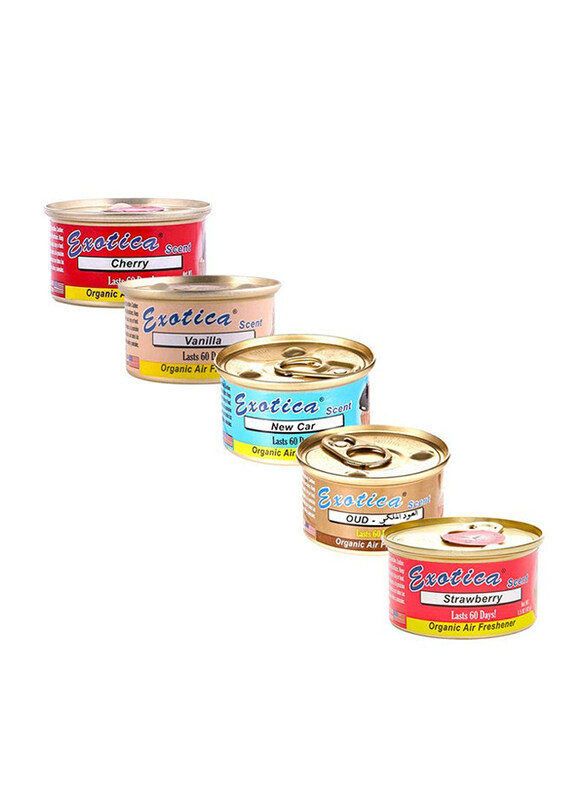 

Exotica Scented Air Freshener, 5 x 42g