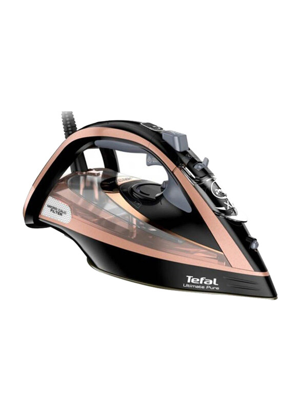 

Tefal Ultimate Pure Steam Iron, FV9845E0, Black/Brown