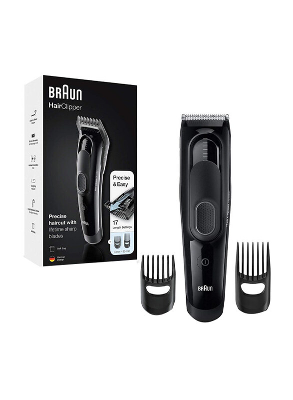 

Braun Hair Clipper with 17 Length Settings, HC5050, Black