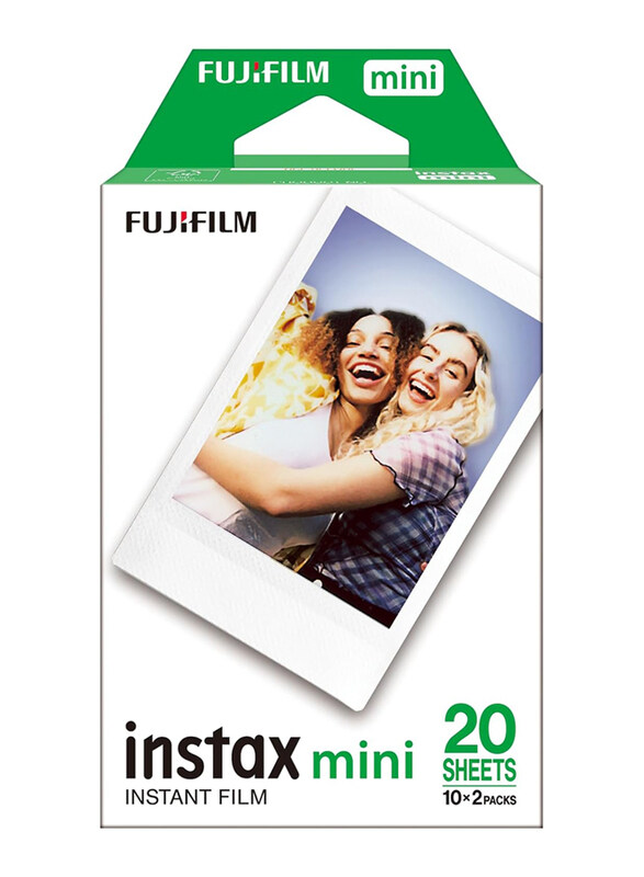 

Fujifilm 20-Sheet Instax Film Photo Paper Instant Mini Film, White