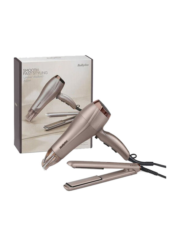

BaByliss Paddle Travel Dry Airbrush, Ceramic Plates, DC Dryer 1900W-2300W, 5514PSDE Beige