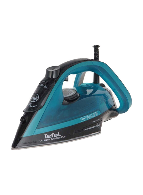 

Tefal Ultraglish Iron Steamer, 2800W, FV6832E0, Blue/Black