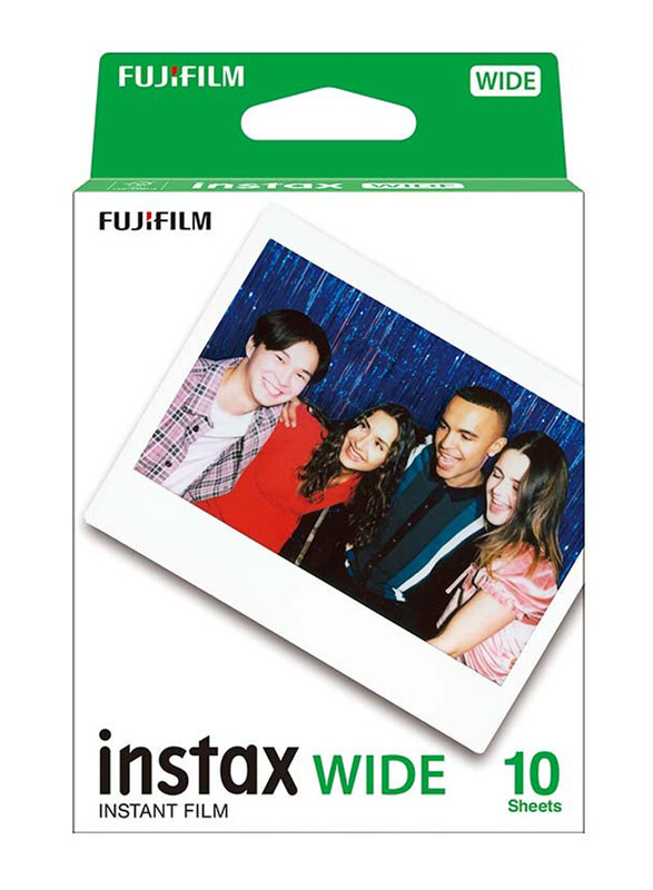 

Fujifilm Instax Wide Instant Film, 10 Sheets, White