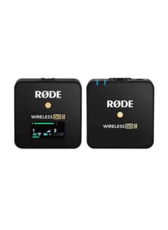 

Rode Wireless Go II Single Compact Digital Wireless Microphone System, Black