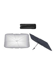 Deo King Umbrella Style Car Windshield Sun Shade Protector, SYFY-S, Multicolour