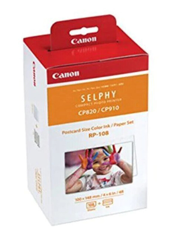 

Canon RP-108 Colour Ink/Paper Set, 108 Sheets,
