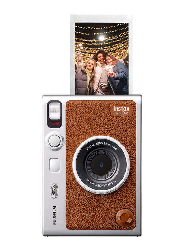 

Fujifilm Instax Mini EVO Instant Camera, 5MP, Brown