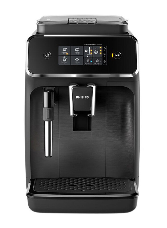 

Philips Series 2200 1.8L Fully Automatic Classic Milk Frother Espresso Machine with Touch Screen Display & 2 Beverages, 1500W, EP2220/10, Black