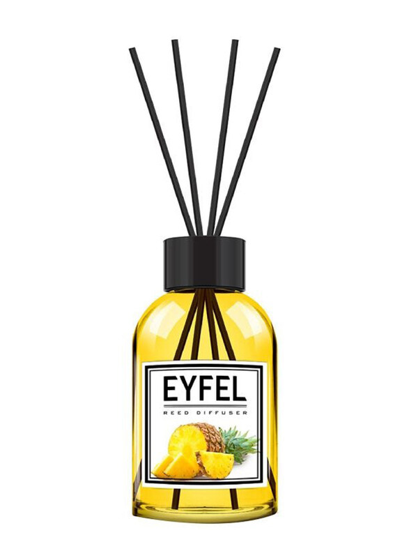 

Eyfel Ananas Reed Diffuser, 120ml, Yellow