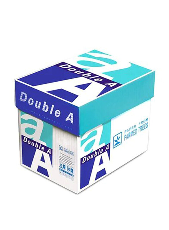 

Double A Printer Copy Paper, 5 Pieces x 500 Sheets, 80 GSM, A4 Size, White