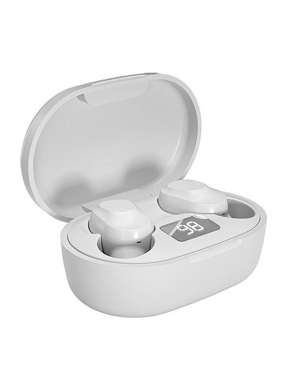 

Lenovo XT91 Bluetooth Wireless In-Ear Earbuds With Charging Case, White