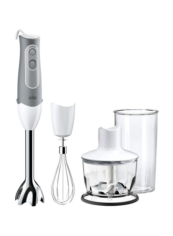 

Braun 0.6L Hand Blender Set, 600W, MQ535, White/Grey