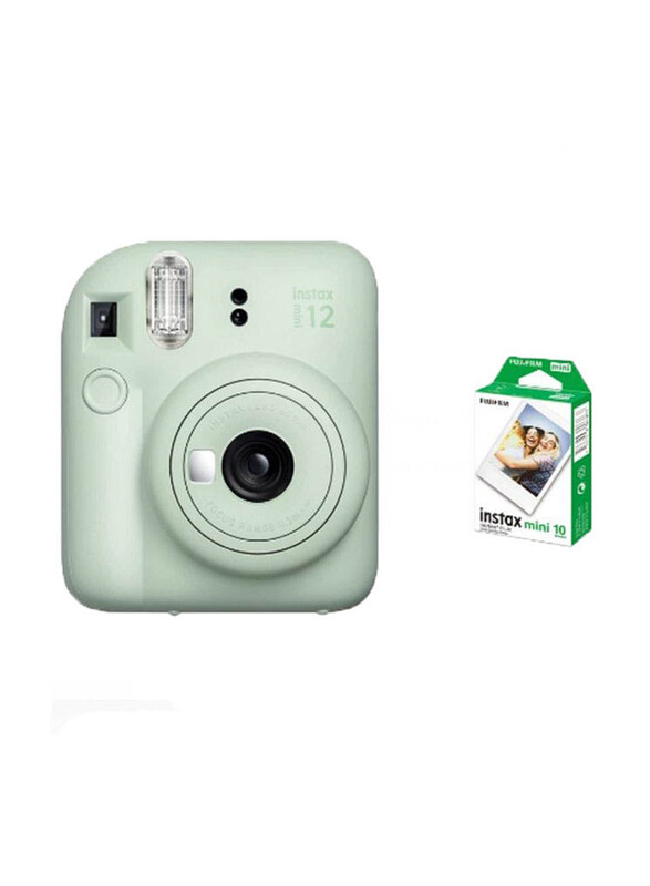 

Fujifilm Instax Mini 12 Instant Film Camera with 10 Films, Mint Green