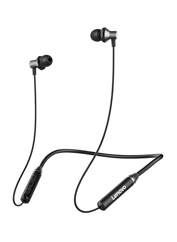

Lenovo HE05 Wireless Bluetooth 5.0 in-Ear Neckband Earphones with Mic, Black