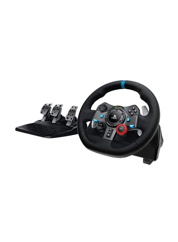 

Multiple Logitech G29 Driving Force Racing Wheel And Floor Pedals, Real Force Feedback, Stainless Steel Paddle Shifters for PlayStation PS5, PS4, PC and Mac, B