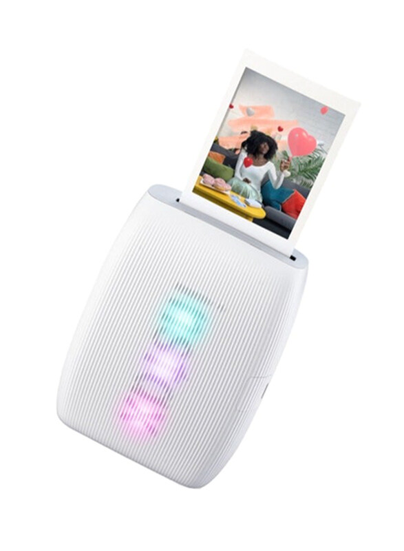 

Fujifilm Instax Mini Link 3 Smartphone Photo Printer, Clay White