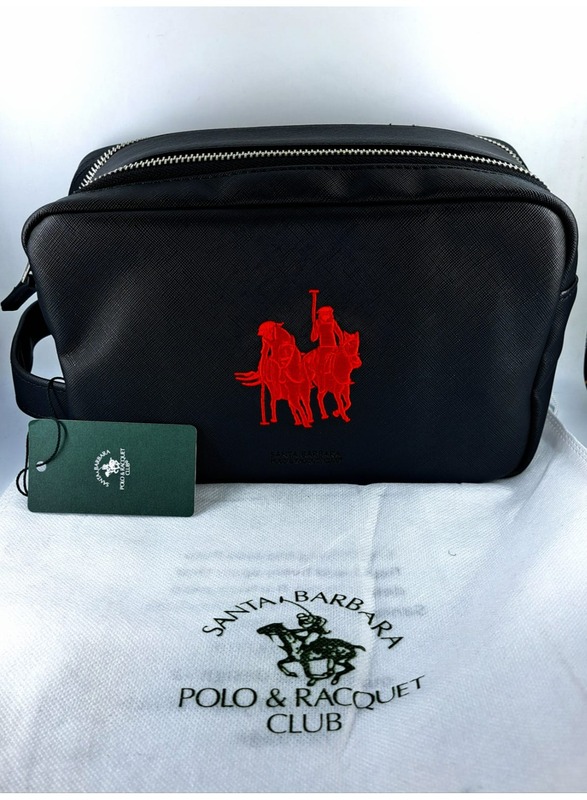 Polo Umbra Travel Bag Business Trip Bag, Toiletry Bag, Portable Storage Bag, Outdoor Wash Bag, Saving Bag, Beauty and Makeup Cosmetic Handbag Packing Organizers for Men Women - Black/Red