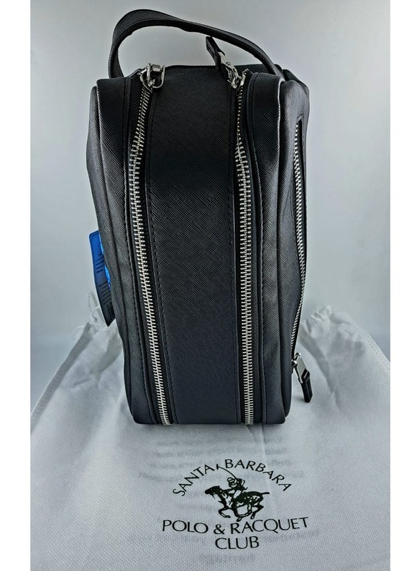Polo Umbra Travel Bag Business Trip Bag, Toiletry Bag, Portable Storage Bag, Outdoor Wash Bag, Saving Bag, Beauty and Makeup Cosmetic Handbag Packing Organizers for Men Women - Black/Blue