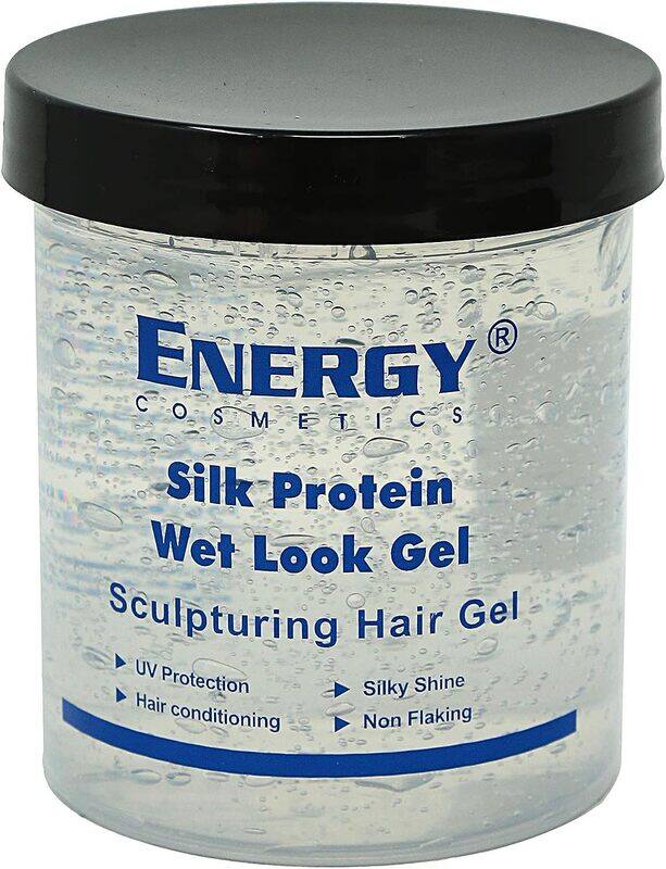 

Energy Cosmetics Silk Protein Wet Look Hair Styling Cream, 16oz