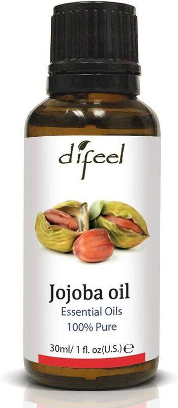 

Difeel Essential Oils 100% Pure Jojoba Oil for All Hair Types, 30ml