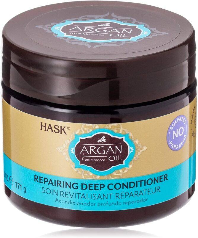 

Hask Argan Oil Repairing Deep Conditioner for Dry Hair, 171g