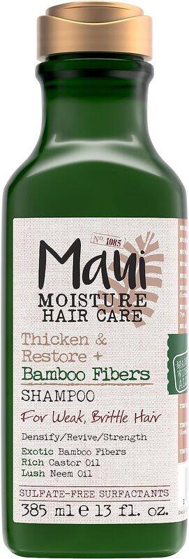 

Maui Moisture Hair Care Thicken & Restore + Bamboo Fibers Sulfate Free Shampoo, 13oz