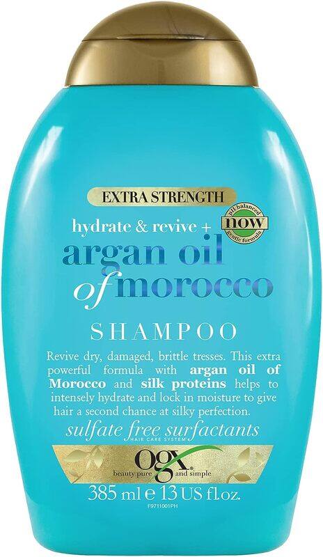 

Ogx Extra Strength Hydrate and Revive+ Argan Oil of Morocco Shampoo, 385ml