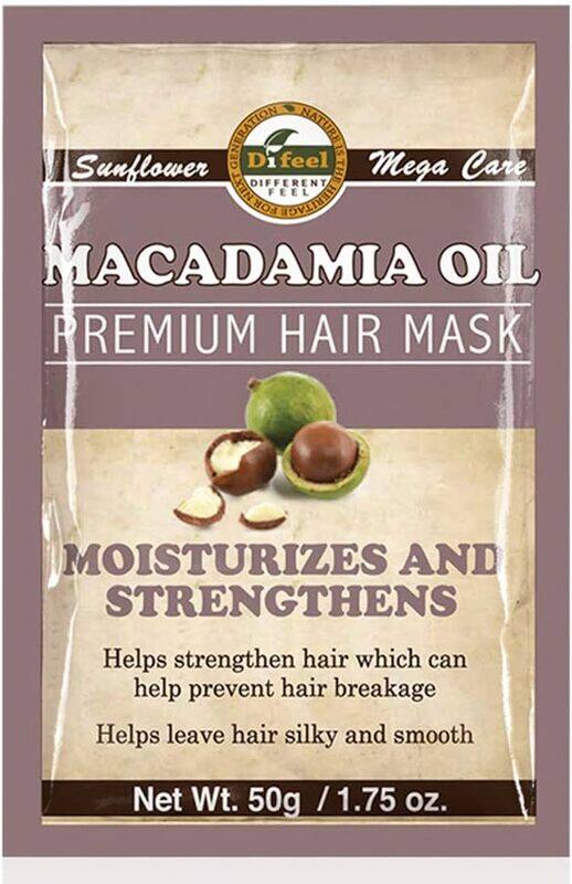 

Difeel Premium Macadamia Oil Deep Conditioning Hair Mask for Dry Hair, 50g