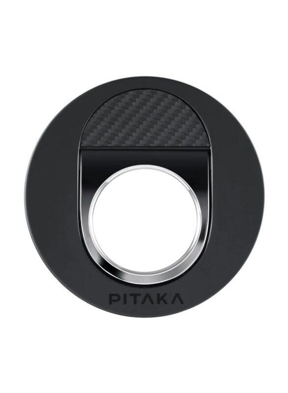 

Pitaka MagEZ Grip The thinnest and lightest MagSafe compatible aramid fiber phone ring - Black and Gray