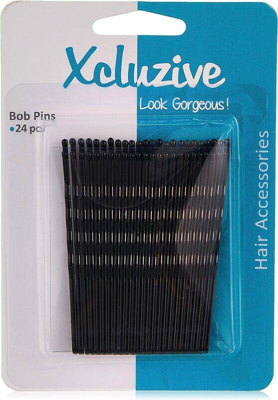

Xcluzive Big Bob Pins, Black, 24 Pieces