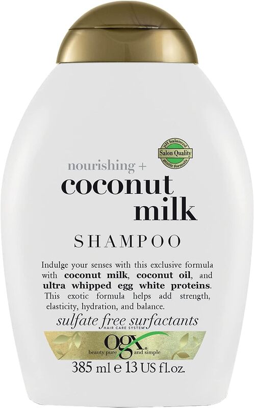 

Ogx Nourishing + Coconut Milk New Gentle and Ph Balanced Formula Shampoo, 385ml