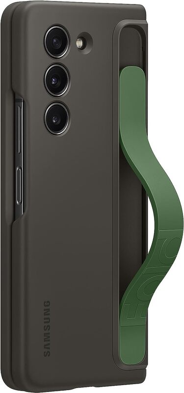 Galaxy Z Fold 5 Standing Cover With Strap - Black
