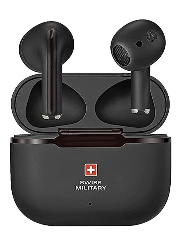 Victor 2 TWS ENC Noise cancelling buds with Deep Bass, mic for Calls & High Definition Audio, Type-C Charging, Auto Pairing- Black