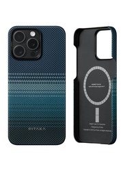 Pitaka Case for iPhone 15 Pro Max, Slim & Light iPhone 15 Pro Max Case MagSafe 6.7-inch with a Case-Less Touch Feeling, 1500D Aramid Fiber Made MagEZ Case 5 - Moonrise