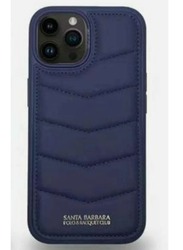 Polo Clyde Series Protective Soft Stand Phone Case Cover Fabric Stitching vertical Flip Phone Case With Credit Card Holder Slot Compatible with iPhone 15 Pro Max - Dark Purple