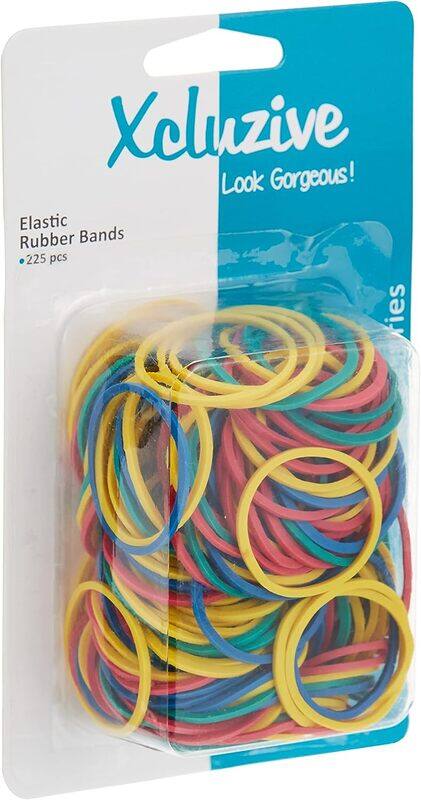 

Xcluzive Hair Tie Ponytail Rubber Bands, 225 Pieces