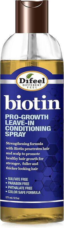 

Difeel Pro Growth Biotin Leave In Conditioning Spray for All Hair Types, 6oz