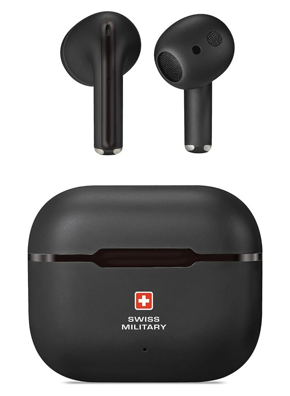 Victor 2 TWS ENC Noise cancelling buds with Deep Bass, mic for Calls & High Definition Audio, Type-C Charging, Auto Pairing- Black