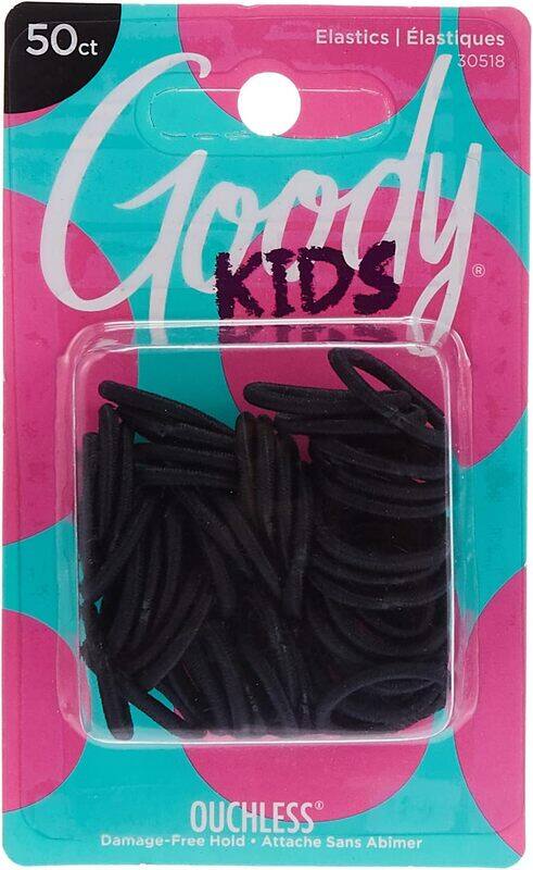 

Goody 1942314 Kids Ouchless Mini Braided Elastics for Girls, Multicolour, 50 Pieces