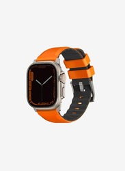 Linus Waterproof AiroSoft SIlicone Strap For Apple Watch 49/45/44/42mm - Volt Orange
