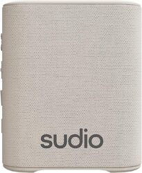 Sudio S2 Bluetooth Speaker with Loud Sound and Deeper Bass Long Playtime IPX5 Waterproof Bluetooth 5.3 TWS Pairing Portable Wireless Compact Speaker for Home, Outdoor - Beige