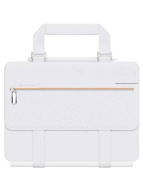 Pitaka FlipBook Case Compatible with iPad  12.9'' with Magic Keyboard - White