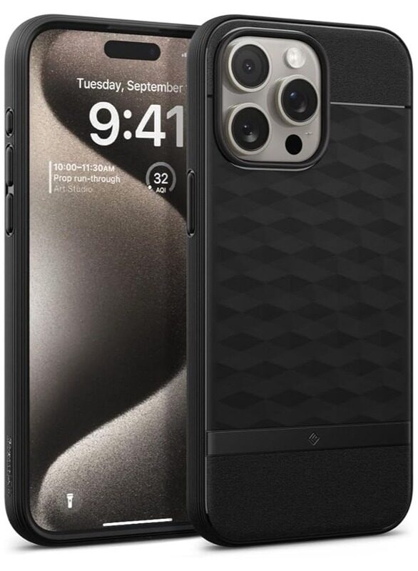 

Caseology Parallax Mag for iPhone 15 Pro Max Magsafe Case 5G Enhanced Ergonomic Design Military Grade Drop Tested 2023 iPhone 15 Pro Max - Matte Black