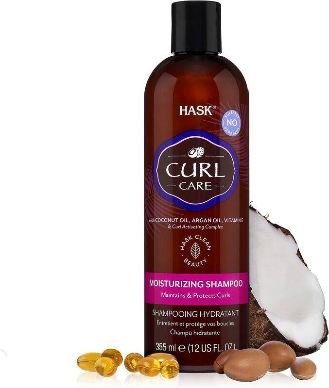 

Hask Curl Care Shampoo for All Hair Types, 355ml