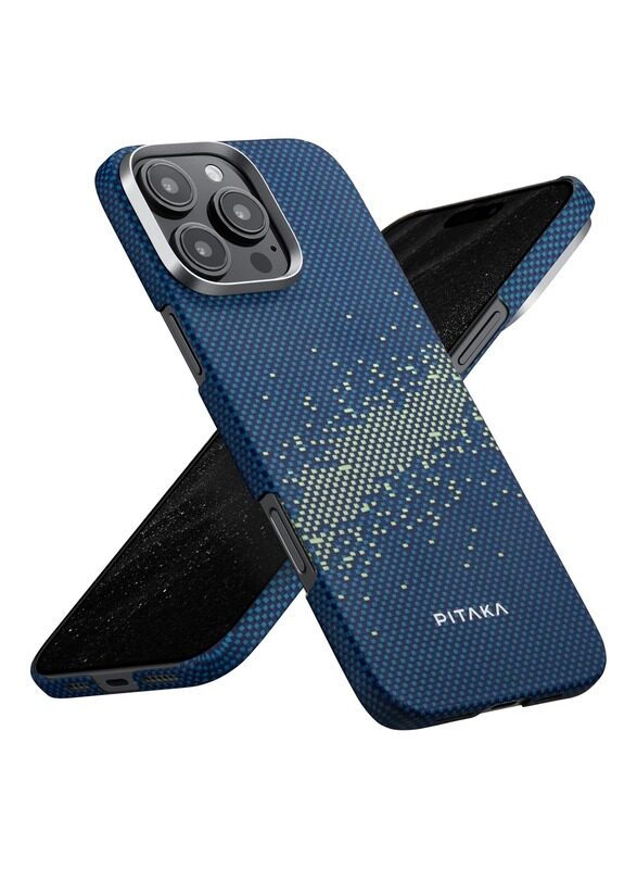 

Pitaka for iPhone 16 Pro Max Case Compatible with MagSafe, Thin Light Case iPhone 16 Pro Max with a Caseless Feel, 1500D Aramid Fiber Woven Tactile Wo