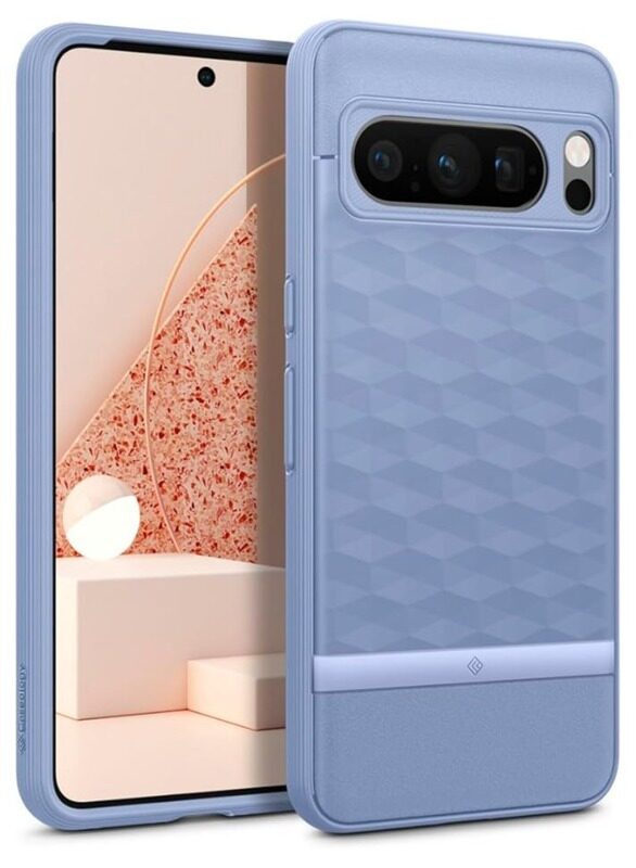 

Caseology Parallax Pixel 8 Pro Military Grade Drop Tested TPU Case for Google Pixel 8 Pro case 5G, 3D Pattern 2023 - Bay Blue