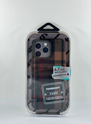 Kevlar 1500D MagSafe iPhone 15 Pro Max Case - Dark Red Brown