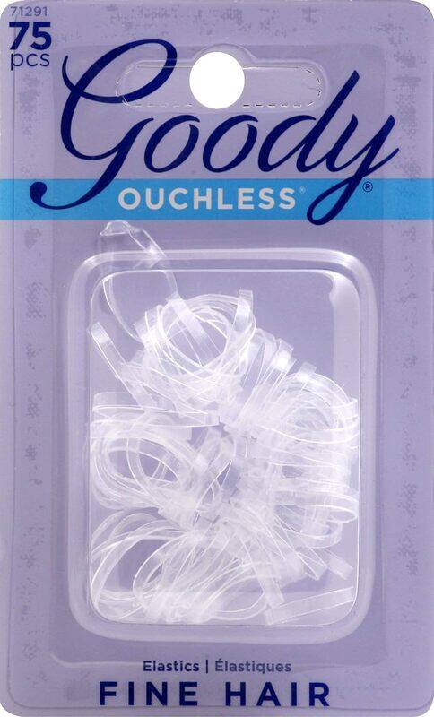 

Goody Ouchless Mini Crystal Polyband Elastics, 75 Pieces