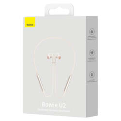 Baseus Bowie U2 Neckband Noise-Cancellation Wireless Earphones Creamy-white